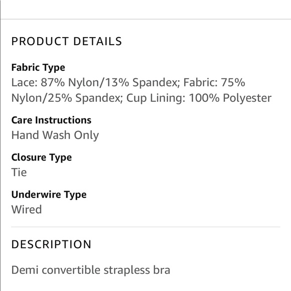 NWT Jezebel Gel Push Up Strapless Bra - Picture 2 of 3